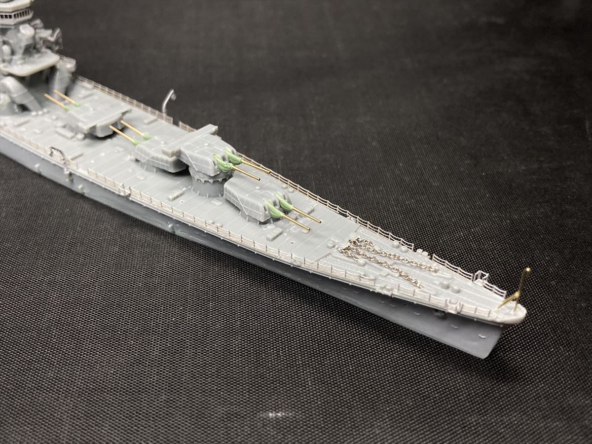 ほそプラネット | 1/700 Fujimi 軽巡洋艦 利根(1945)を作る（3）