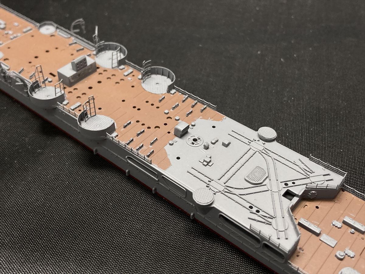 ほそプラネット | 1/700 Fujimi 軽巡洋艦 利根(1945)を作る（4）