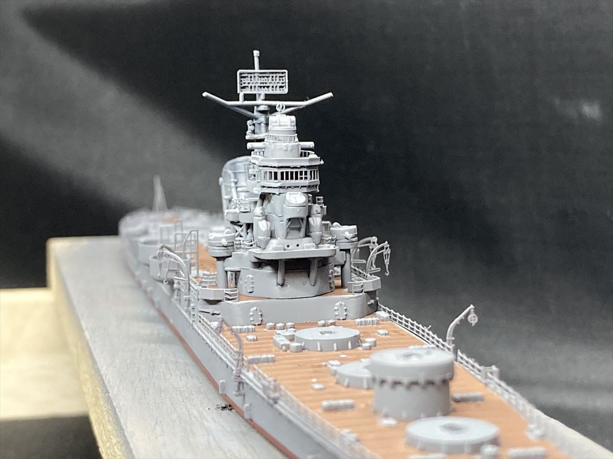 ほそプラネット | 1/700 Fujimi 軽巡洋艦 利根(1945)を作る（4）